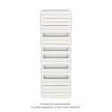 Régate EC, couleur Light Beige, 1019W, H 1851 mm / L 600 mm