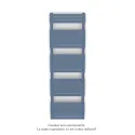 Altai Spa EC, Pigeon Blue 5214, 738W, H 1540 mm / L 500 mm