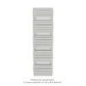 Altai Spa EC double, Light Grey 0262, 1262W, H 1804 mm / L 500 mm