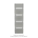 Altai Spa EC double, Inox Look 0332, 1262W, H 1804 mm / L 500 mm
