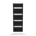 Altai Spa EC double, Traffic Black 9217, 1485W, H 1804 mm / L 600 mm