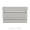 Régate EC double, couleur Telegrey 4, 1043W, H 666 mm / L 1000 mm