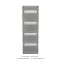 Altai Spa EC, Grey Aluminium 9007, 738W, H 1540 mm / L 500 mm