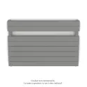 Régate EC double, couleur Telegrey 2, 1043W, H 666 mm / L 1000 mm