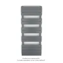 Régate EC, couleur Anthracite, 583W, H 1259 mm / L 500 mm