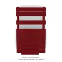 Régate EC +Air, couleur Ruby Red 3003, 411W, H 852mm / L 500mm