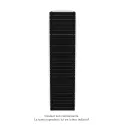 Régate EC Status, couleur Jet Black, 1027W, H 2073 mm / L 500 mm