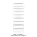Régate EC Status, couleur White Matt, 766W, H 1481 mm / L 500 mm