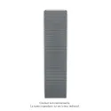 Régate EC Status, couleur Anthracite, 1027W, H 2073 mm / L 500 mm