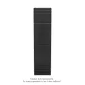 Régate EC Status, couleur Volcanic, 1027W, H 2073 mm / L 500 mm