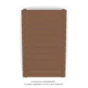 Régate EC Status, couleur Terracotta, 433W, H 815 mm / L 500 mm