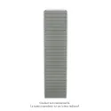 Régate EC Status, couleur Grey Aluminium, 1027W, H 2073 mm / L 500 mm