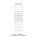 Régate EC Status, couleur White Matt, 1027W, H 2073 mm / L 500 mm