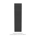 Régate EC Status, couleur Anthracite Grey, 1027W, H 2073 mm / L 500 mm