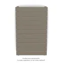 Régate EC Status, couleur Concrete Grey, 433W, H 815 mm / L 500 mm