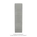 Régate EC Status, couleur Inox Look, 1027W, H 2073 mm / L 500 mm