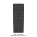 Régate EC Status, couleur Anthracite Grey, 766W, H 1481 mm / L 500 mm