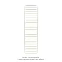 Régate EC Status, couleur Pure White, 1027W, H 2073 mm / L 500 mm