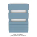 Régate EC, couleur Pastel Blue, 377W, H 741 mm / L 500 mm