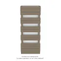 Régate EC, couleur Beige Grey, 583W, H 1259 mm / L 500 mm