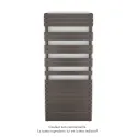 Fassane Spa Symétrique EC, 2 patères, Brown Quartz, 1300W, H1851mm / L800mm