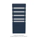 Fassane Spa Symétrique EC, 2 patères, Sapphire Blue, 1300W, H1851mm / L800mm