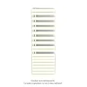 Fassane Spa Asymétrique EC gauche, Cream, 809W, H 1676 mm / L 550 mm