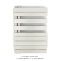 Fassane Spa Asymétrique EC gauche, White Quartz, 429W, H 805 mm / L 550 mm