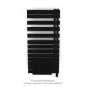 Fassane Spa Asym EC +Air,D, Jet Black 9005, 594W, H 1220 mm / L 550 mm