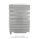 Fassane Spa Asym EC +Air,G, Inox Look 0332, 429W, H 842 mm / L 550 mm