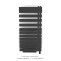 Fassane Spa Asym EC +Air,D, Anthracite Grey 7016, 594W, H 1220 mm / L 550 mm