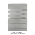 Fassane Spa Asymétrique EC droite, Inox Look, 429W, H 805 mm / L 550 mm