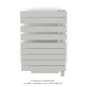 Fassane Spa Asym EC +Air,D, Light Grey 0262, 429W, H 842 mm / L 550 mm