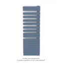 Fassane Spa Asymétrique EC droite, Pigeon Blue, 809W, H 1676 mm / L 550 mm