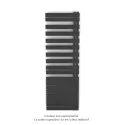Fassane Spa Asymétrique EC droite, Anthracite Grey, 809W, H 1676 mm / L 550 mm
