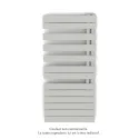 Fassane Spa Asymétrique EC droite, Light Grey, 594W, H 1183 mm / L 550 mm