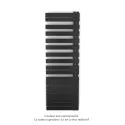 Fassane Spa Asymétrique EC droite, Black Quartz, 809W, H 1676 mm / L 550 mm