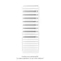 Fassane Spa Asymétrique EC droite, White Matt, 809W, H 1676 mm / L 550 mm
