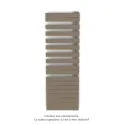 Fassane Spa Asymétrique EC droite, Beige Grey, 809W, H 1676 mm / L 550 mm