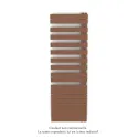 Fassane Spa Asymétrique EC droite, Terracotta, 809W, H 1676 mm / L 550 mm