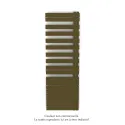 Fassane Spa Asymétrique EC droite, Bronze, 809W, H 1676 mm / L 550 mm