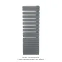 Fassane Spa Asymétrique EC droite, Anthracite, 809W, H 1676 mm / L 550 mm