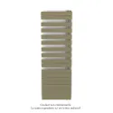 Fassane Spa Asymétrique EC droite, Yellow Grey, 809W, H 1676 mm / L 550 mm