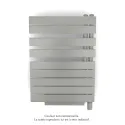 Fassane Spa Asym EC +Air,D, Inox Look 0332, 429W, H 842 mm / L 550 mm