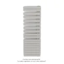Fassane Spa Asymétrique EC droite, Telegrey 4, 809W, H 1676 mm / L 550 mm