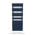 Fassane Spa Symétrique EC, 2 patères, Sapphire Blue, 625W, H1333mm / L500mm