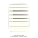 Fassane Spa Asym EC +Air,G, Pure White 9010, 429W, H 842 mm / L 550 mm