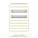 Fassane Spa Symétrique EC, 2 patères, Cream, 411W, H815mm / L500mm