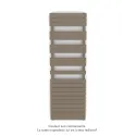 Fassane Spa Symétrique EC, 2 patères, Beige Grey, 1019W, H1851mm / L600mm