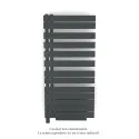 Fassane Spa Asym EC +Air,G, Black Matt 0557, 594W, H 1220 mm / L 550 mm